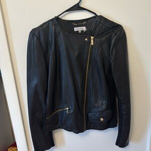 Women’s Calvin Klein Faux Leather Jacket. Size small